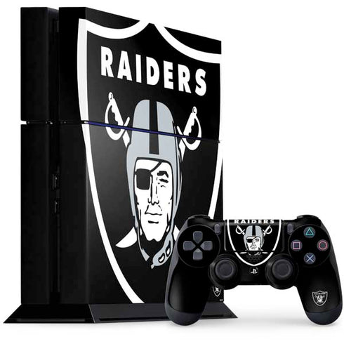 NFL Las Vegas Raiders Large Logo PlayStation PS4 Skins