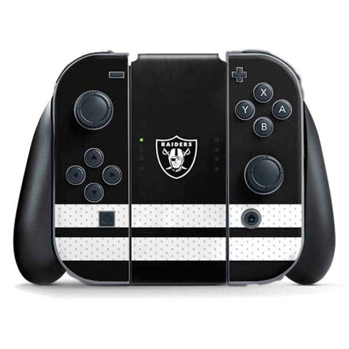 NFL Las Vegas Raiders Shutout Nintendo Switch (2017-2021) Joy-Con Controller Skin