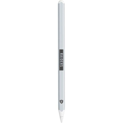 NFL Las Vegas Raiders Silver Performance Series Apple Pencil (2nd Gen 2019) Skin