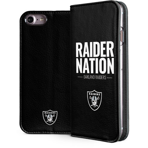 NFL Las Vegas Raiders Team Motto iPhone 7 Folio Case