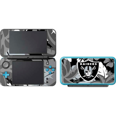NFL Las Vegas Raiders Tropical Print Nintendo 2DS XL (2017) Skin