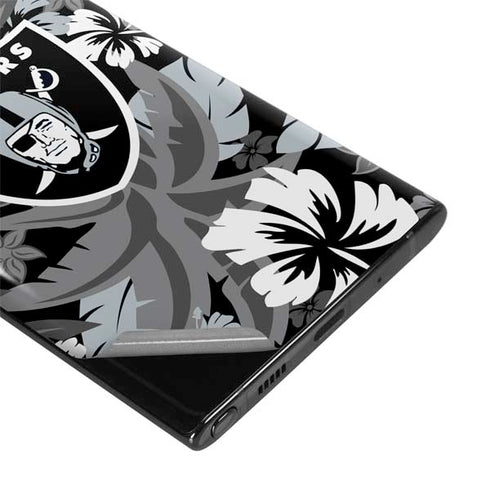NFL Las Vegas Raiders Tropical Print Galaxy Note 10 Plus Skin