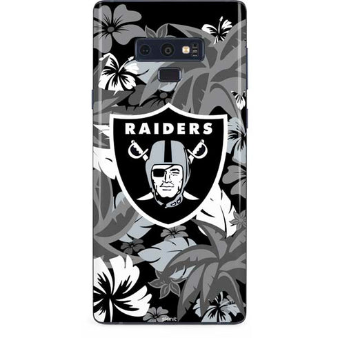 NFL Las Vegas Raiders Tropical Print Galaxy Note 9 Skin