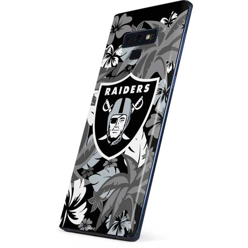 NFL Las Vegas Raiders Tropical Print Galaxy Note 9 Skin