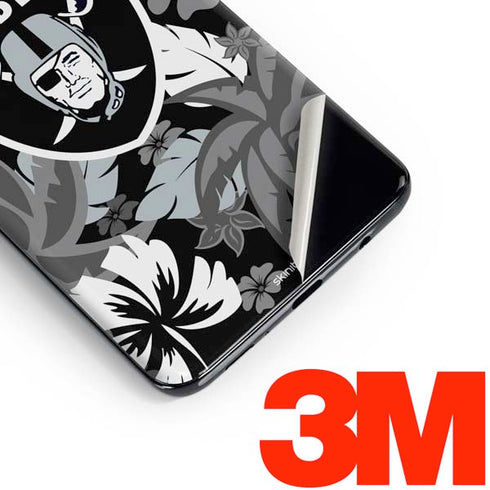NFL Las Vegas Raiders Tropical Print Galaxy S10 Plus Skin