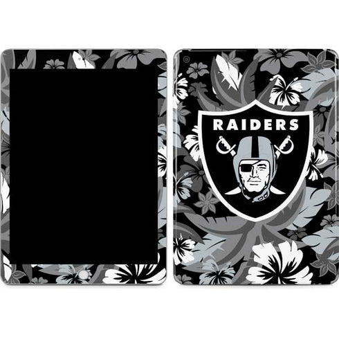 NFL Las Vegas Raiders Tropical Print Apple iPad Skin