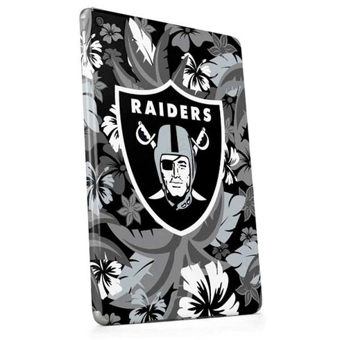 NFL Las Vegas Raiders Tropical Print Apple iPad Skin
