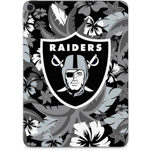 NFL Las Vegas Raiders Tropical Print Apple iPad Pro Skin