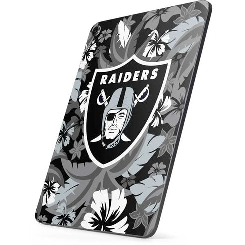 NFL Las Vegas Raiders Tropical Print Apple iPad Pro Skin