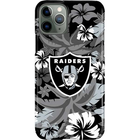 NFL Las Vegas Raiders Tropical Print iPhone 11 Pro Lite Case