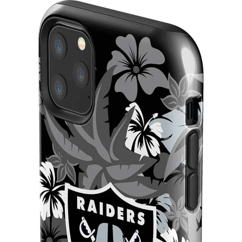 NFL Las Vegas Raiders Tropical Print iPhone 11 Pro Max Impact Case
