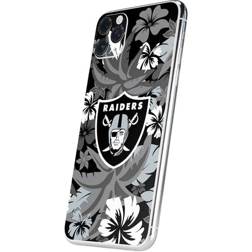NFL Las Vegas Raiders Tropical Print iPhone 11 Pro Max Skin