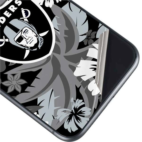 NFL Las Vegas Raiders Tropical Print iPhone 11 Skin