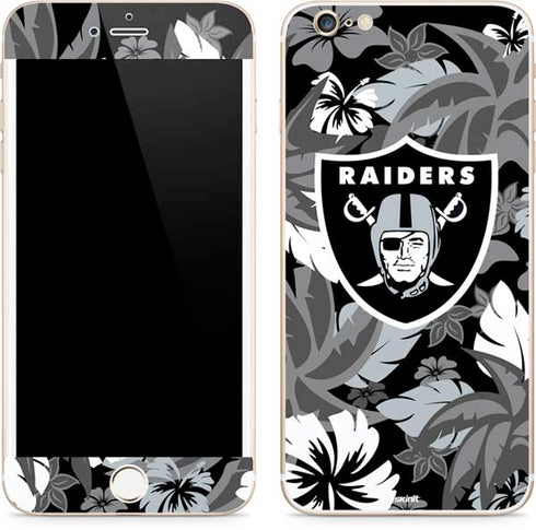 NFL Las Vegas Raiders Tropical Print iPhone 6/6s Plus Skin