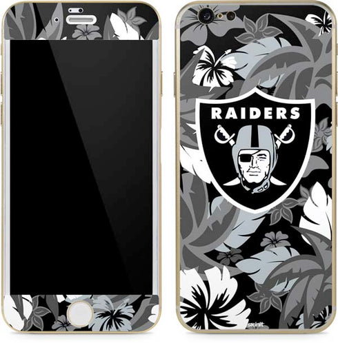 NFL Las Vegas Raiders Tropical Print iPhone 6/6s Skin