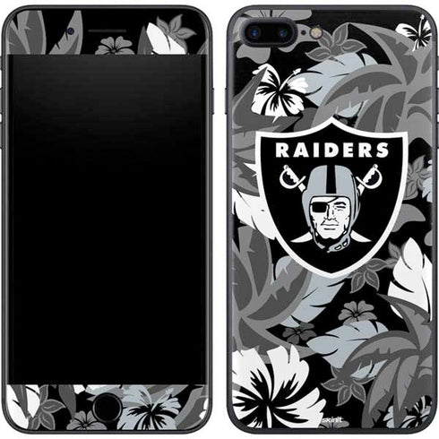 NFL Las Vegas Raiders Tropical Print iPhone 7 Plus Skin