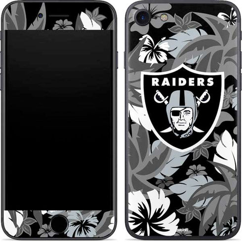 NFL Las Vegas Raiders Tropical Print iPhone 7 Skin