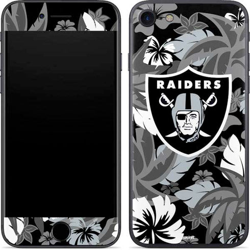 NFL Las Vegas Raiders Tropical Print iPhone 8 Skin