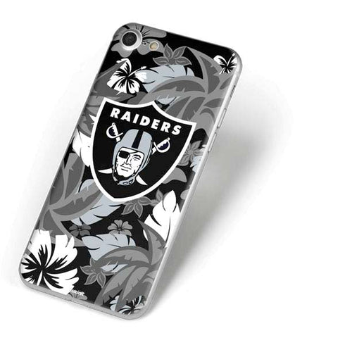 NFL Las Vegas Raiders Tropical Print iPhone 8 Skin