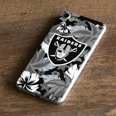 NFL Las Vegas Raiders Tropical Print iPhone 8 Skin
