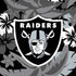 NFL Las Vegas Raiders Tropical Print iPhone XR Pro Case