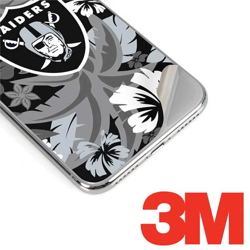 NFL Las Vegas Raiders Tropical Print iPhone XS Max Skin