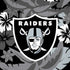 NFL Las Vegas Raiders Tropical Print iPhone XS Max Skin