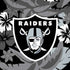 NFL Las Vegas Raiders Tropical Print iPhone XS Skin