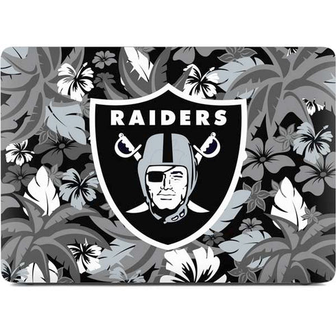 NFL Las Vegas Raiders Tropical Print Apple MacBook Air Skin