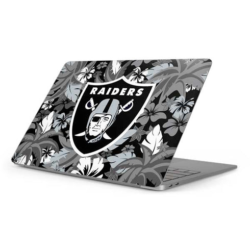 NFL Las Vegas Raiders Tropical Print Apple MacBook Pro 16-inch Skin