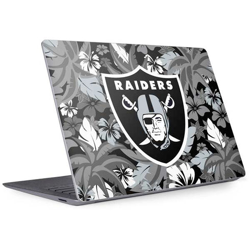 NFL Las Vegas Raiders Tropical Print Surface Laptop 3 13.5in Skin
