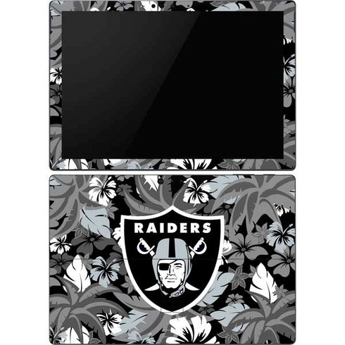 NFL Las Vegas Raiders Tropical Print Surface Pro 6 Skin