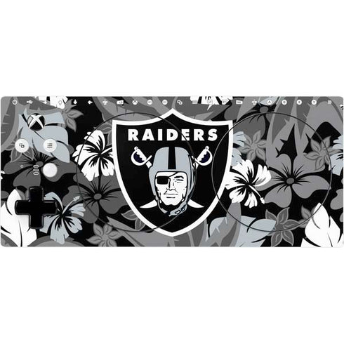 NFL Las Vegas Raiders Tropical Print Xbox Adaptive Controller Skin