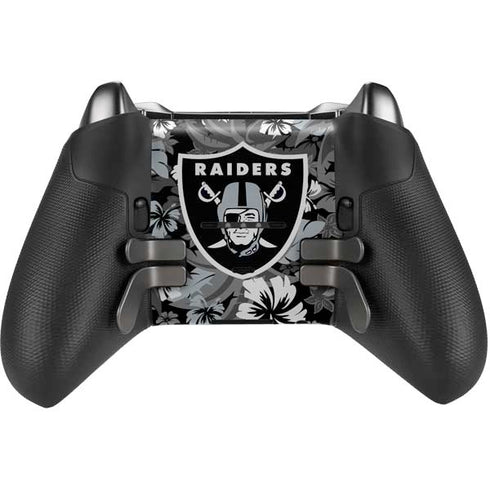 NFL Las Vegas Raiders Tropical Print Xbox Elite Wireless Controller Series 2 Skin