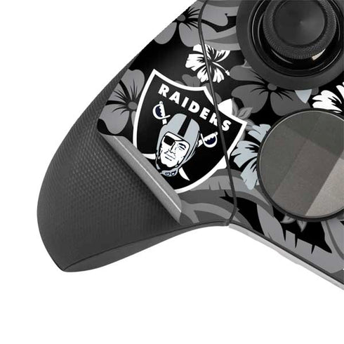 NFL Las Vegas Raiders Tropical Print Xbox Elite Wireless Controller Series 2 Skin