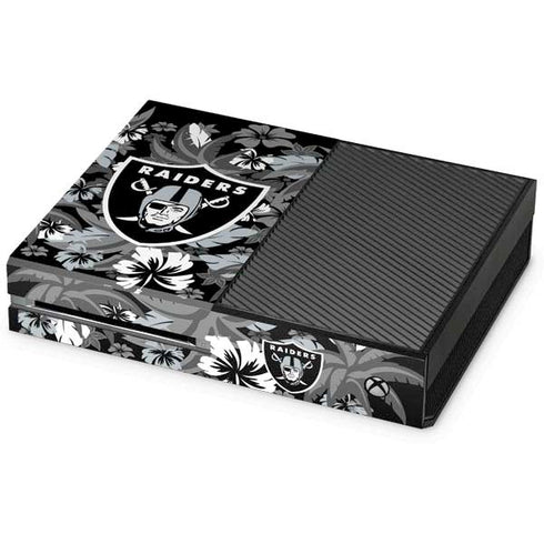 NFL Las Vegas Raiders Tropical Print Xbox One Console Skin