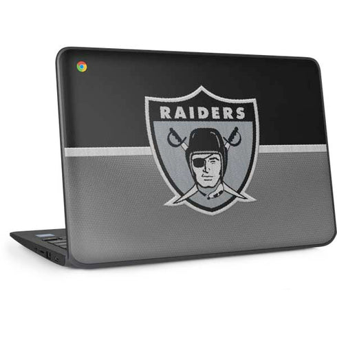 NFL Las Vegas Raiders Vintage HP Chromebook Skin