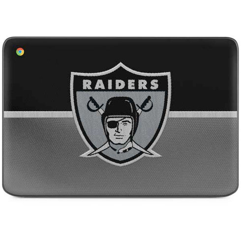 NFL Las Vegas Raiders Vintage HP Chromebook Skin