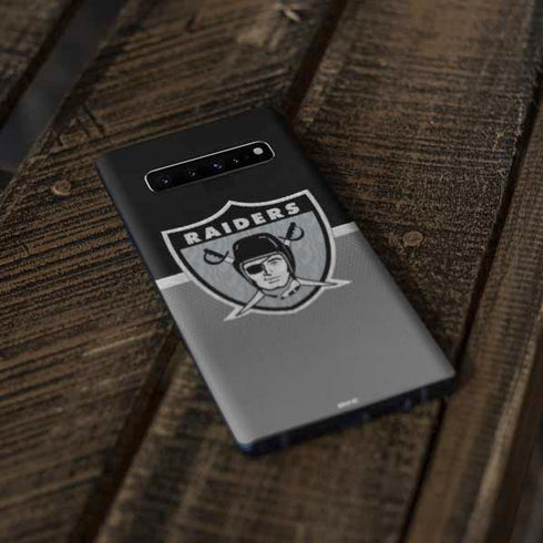 NFL Las Vegas Raiders Vintage Galaxy S10 Skin