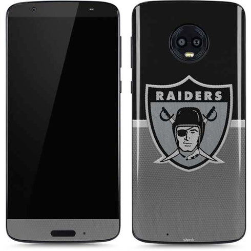 NFL Las Vegas Raiders Vintage Moto G6 Skin