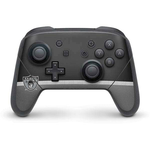 NFL Las Vegas Raiders Vintage Nintendo Switch Pro Controller Skin