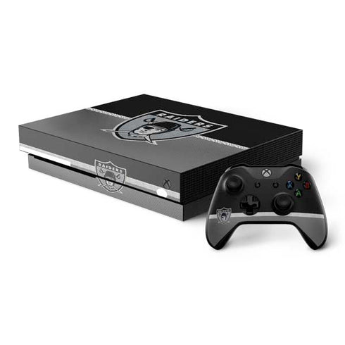 NFL Las Vegas Raiders Vintage Xbox One X Bundle Skin