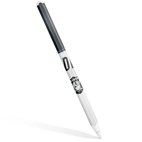 NFL Las Vegas Raiders White Striped Apple Pencil (2nd Gen 2019) Skin