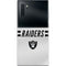 NFL Las Vegas Raiders White Striped Galaxy Note 10 Plus Skin
