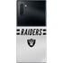 NFL Las Vegas Raiders White Striped Galaxy Note 10 Plus Skin