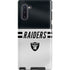 NFL Las Vegas Raiders White Striped Galaxy Note 10 Pro Case