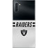 NFL Las Vegas Raiders White Striped Galaxy Note 10 Skin