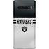 NFL Las Vegas Raiders White Striped Galaxy S10 Skin