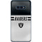 NFL Las Vegas Raiders White Striped Galaxy S10e Skin
