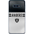 NFL Las Vegas Raiders White Striped Galaxy S10e Skin